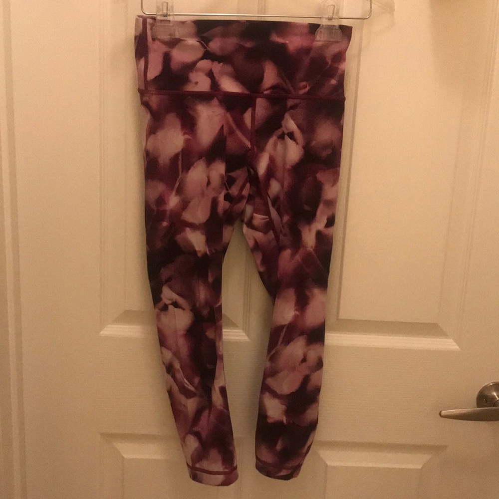 Purple tie dye Lululemon Leggings